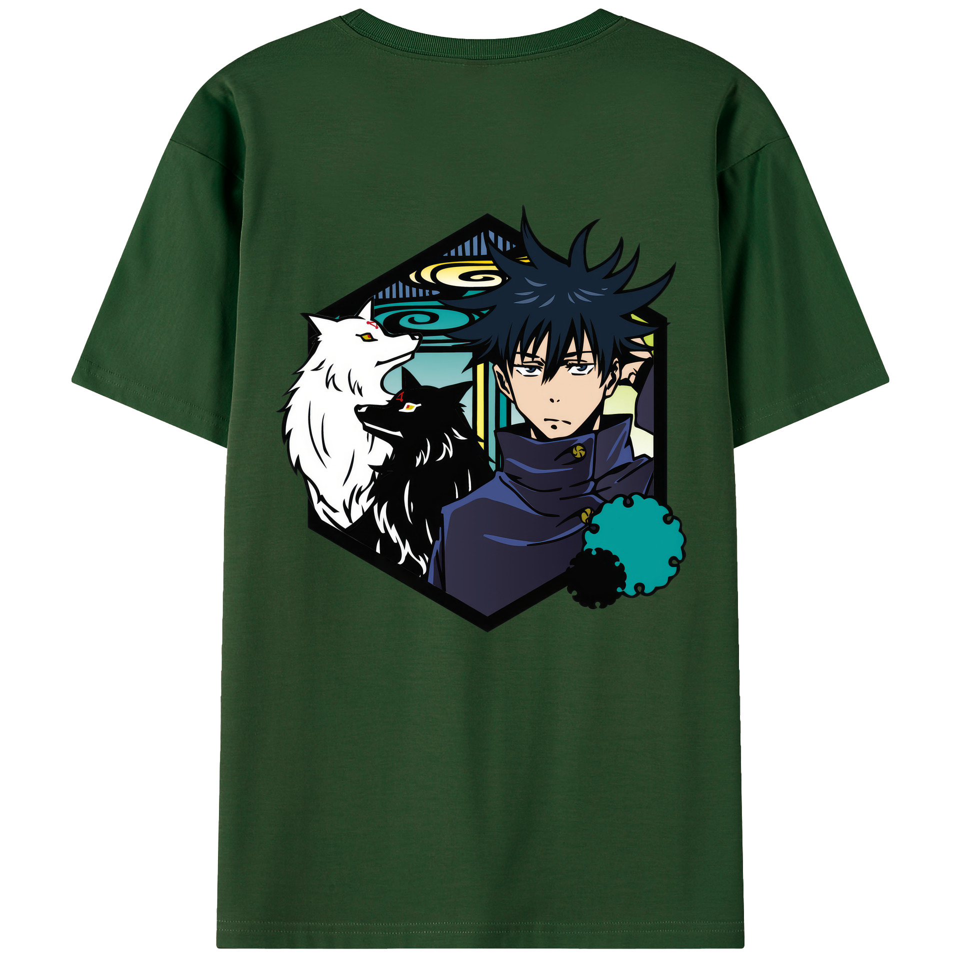 （画像用） 呪術廻戦 Jujutsu Kaisen 綿100％半袖Tシャツ（背面プリント）